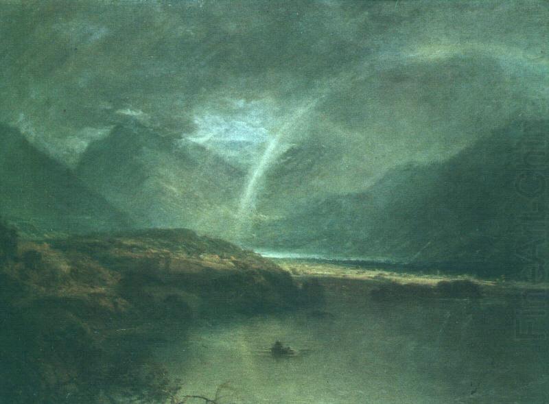 Buttermere Lake : A Shower, Joseph Mallord William Turner